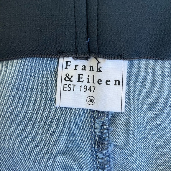 Frank & Eileen Pull On High Rise Blue Jeans - Picture 7 of 9